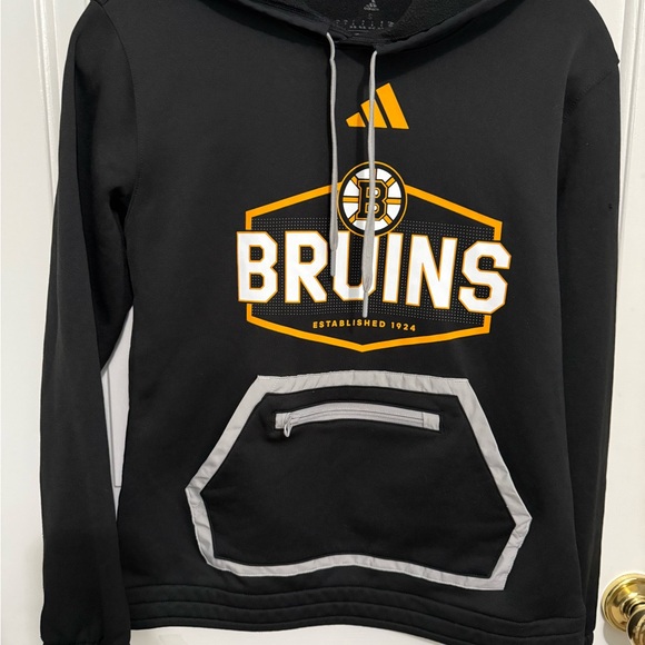 Adidas Boston Bruins Black Fleece Hoodie *EXCELLENT CONDITION* - Picture 1 of 7